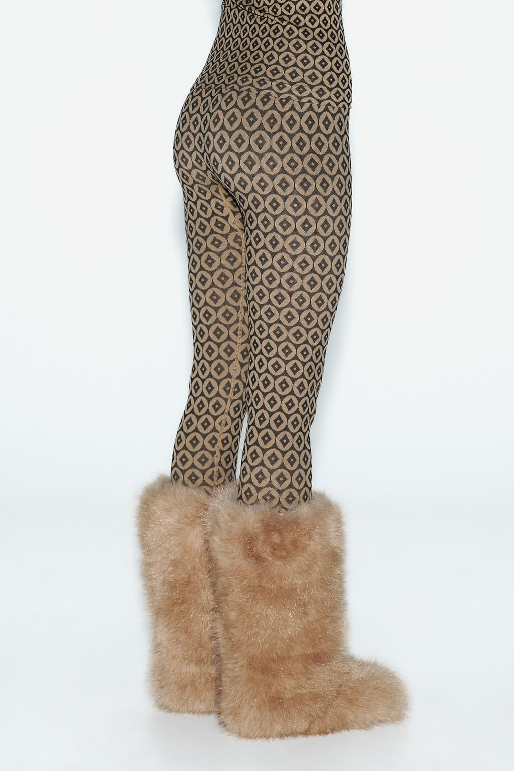 SKI COLLECTION THERMOLITE® THERMAL JACQUARD LEGGINGS - Zara фото 9