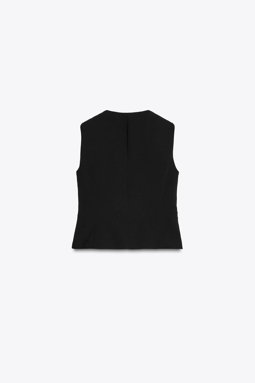 ZW COLLECTION ASYMMETRIC WAISTCOAT - Zara фото 11