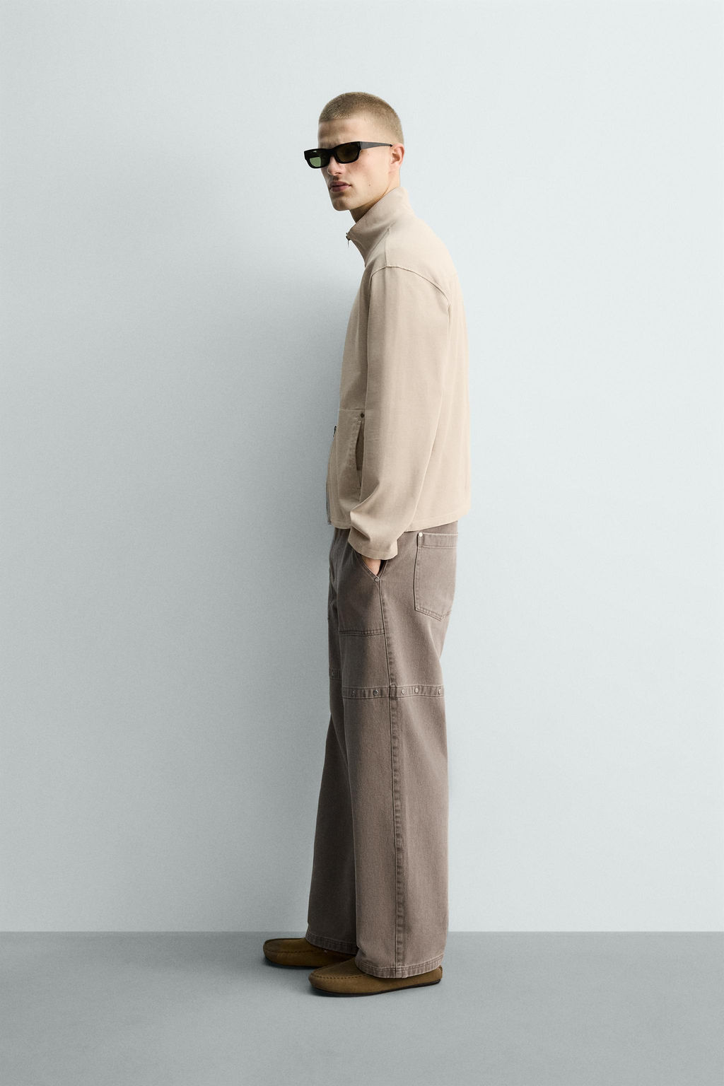 WASHED ZIP-UP SWEATSHIRT - Zara фото 12