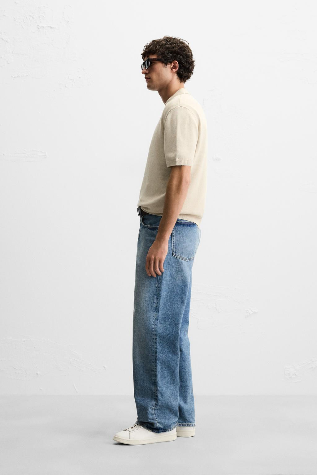 TEXTURED KNIT POLO SHIRT - Zara фото 17