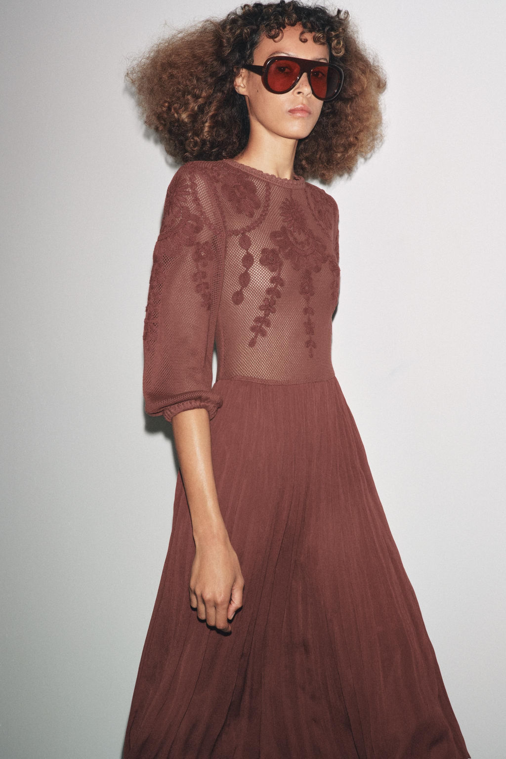 ZW COLLECTION COMBINED DRESS - Zara фото 2