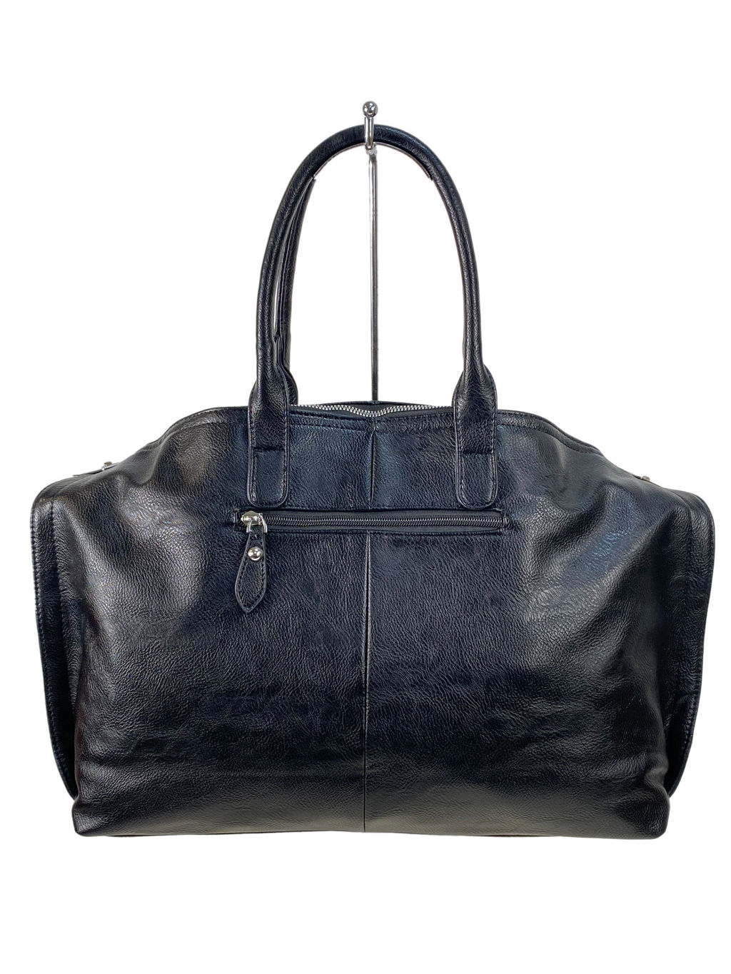 Женская сумка из искусственной кожи, цвет чёрный