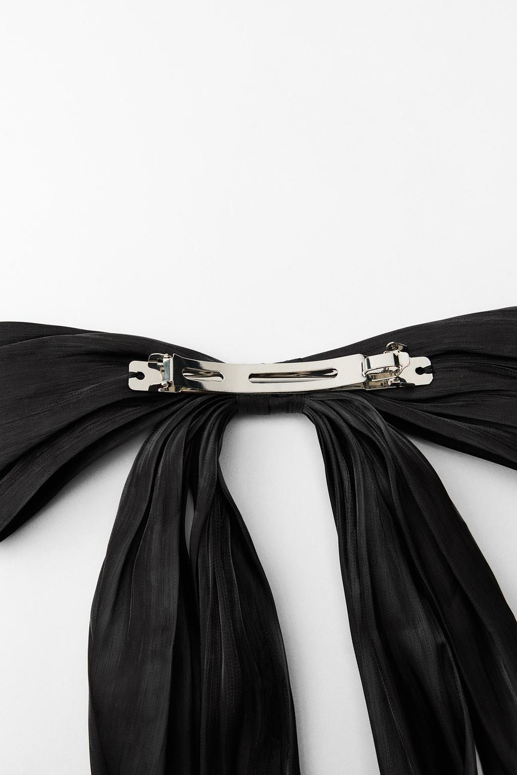 SATIN BOW HAIR CLIP - Zara фото 6