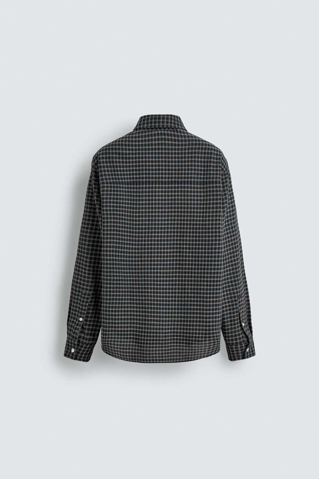ORIGINS CHECK SHIRT WITH WOOL - Zara фото 8