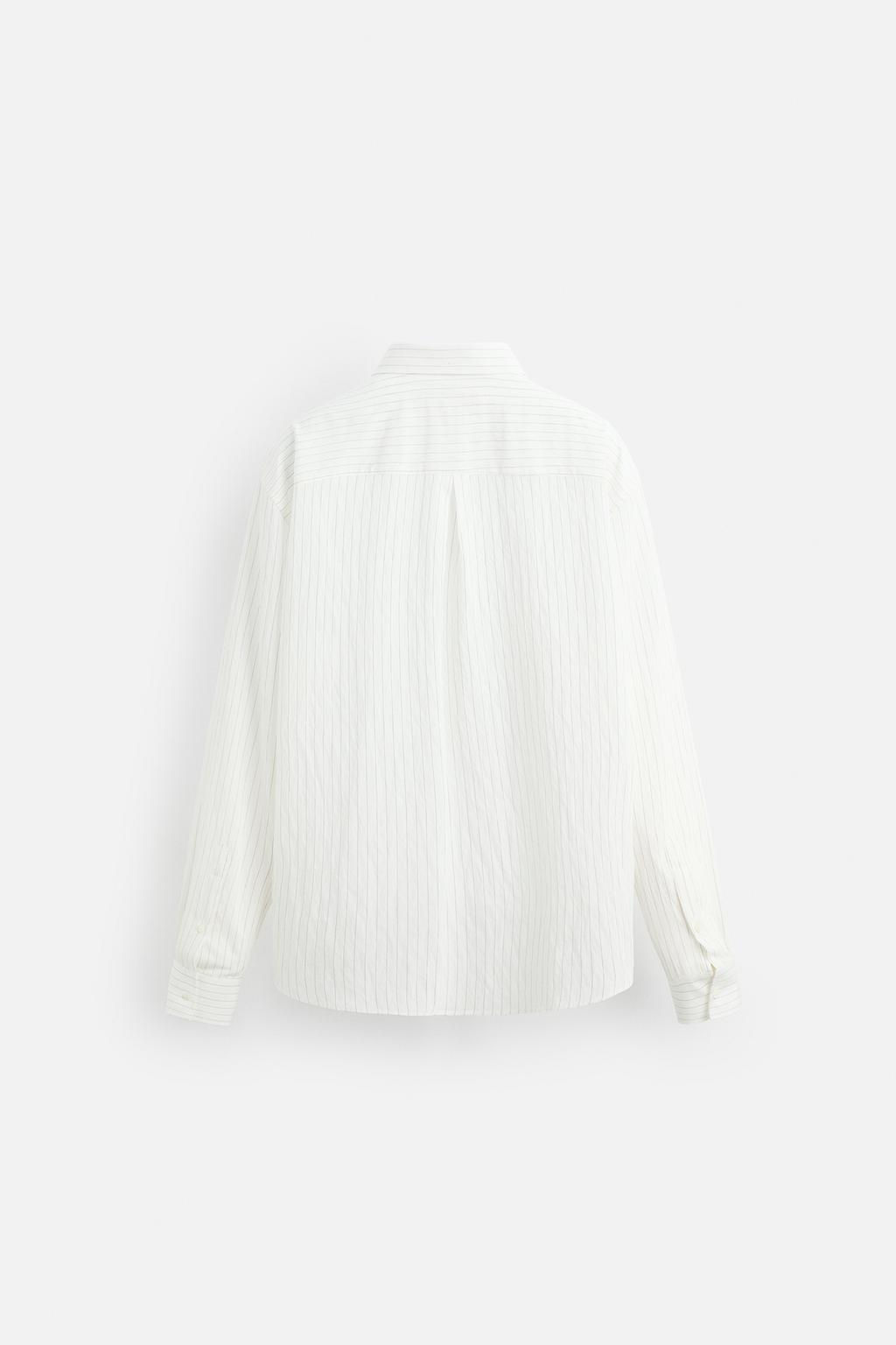LIMITED EDITION STRIPED SHIRT - Zara фото 10