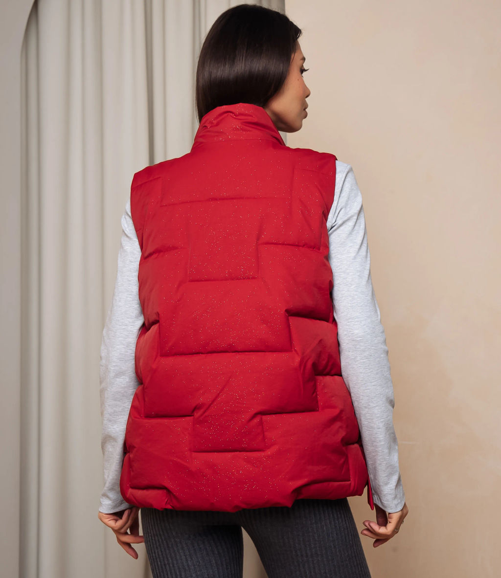 Жилет #КТ2391, красный - Dommod фото 3