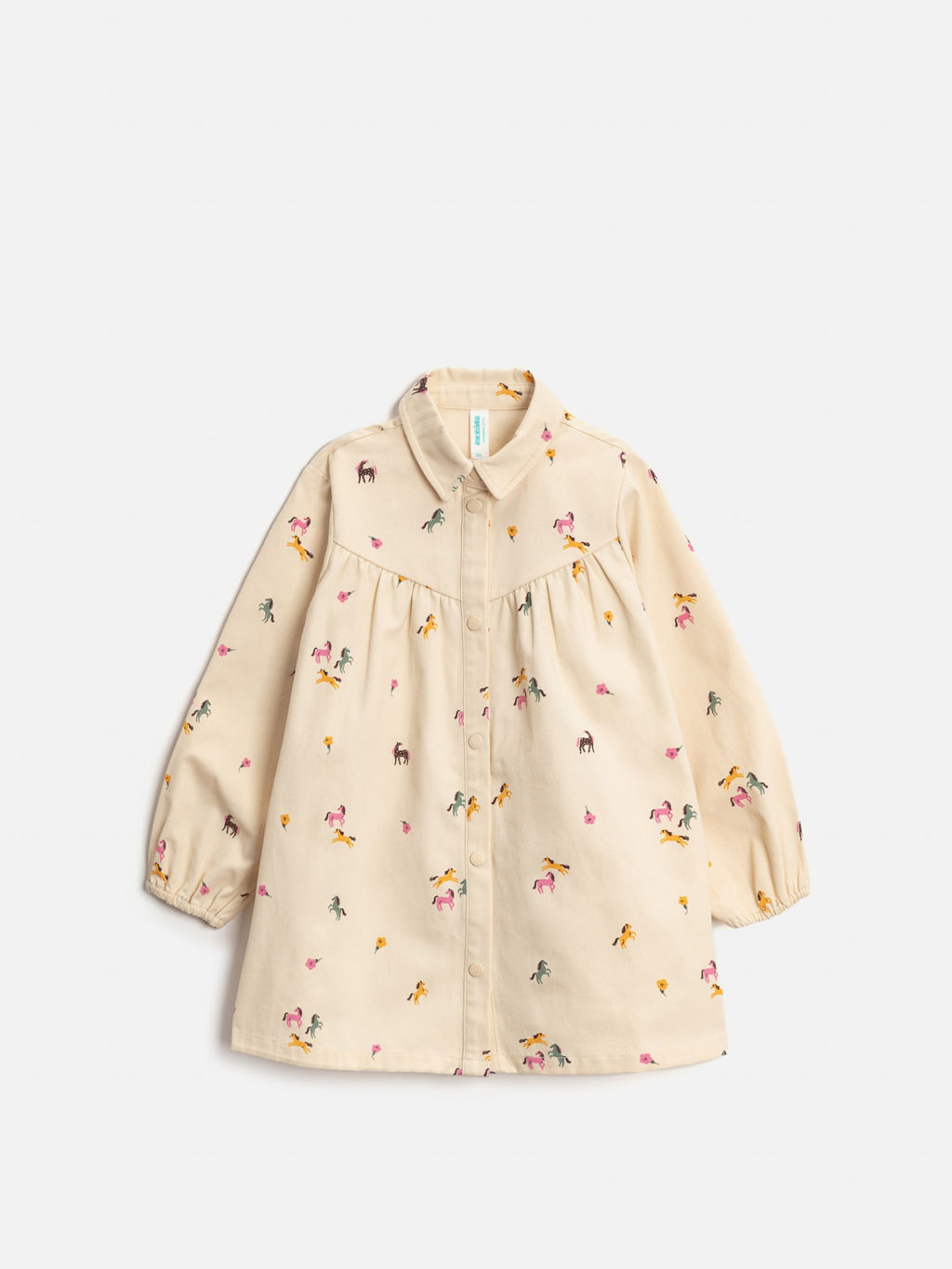 ACOOLA / Платье детское для девочек Meredit бежевый принт  фото 3