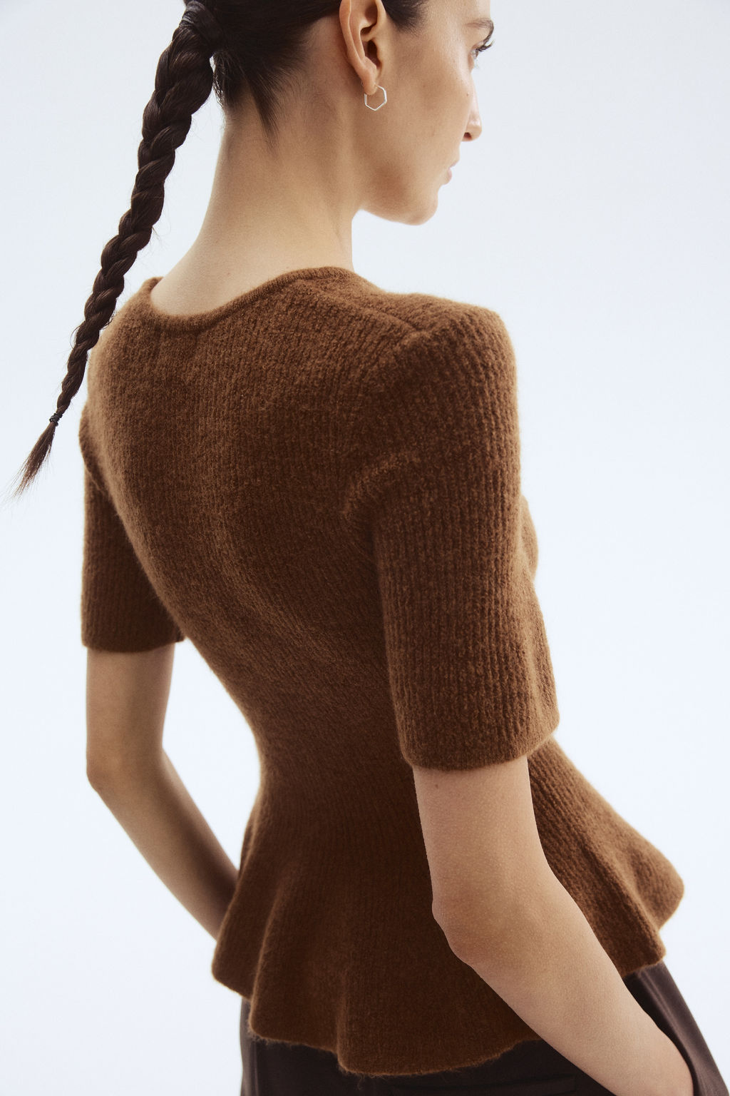 Top en punto de canal? con peplum - H&m фото 7