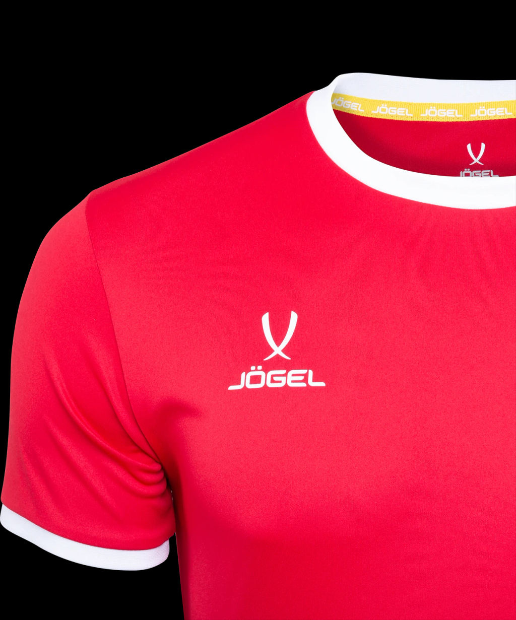 Футболка футбольная JOGEL CAMP Origin, красный/белый, детский