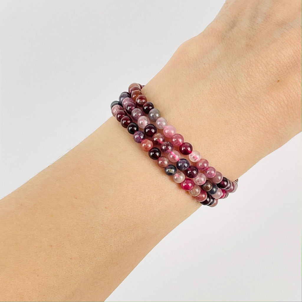 Бусины для украшений из Шпинели микс (88 бусин) 38 см