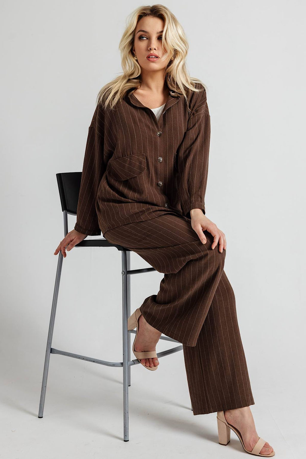 Блузка женская 4515/55/Коричневый