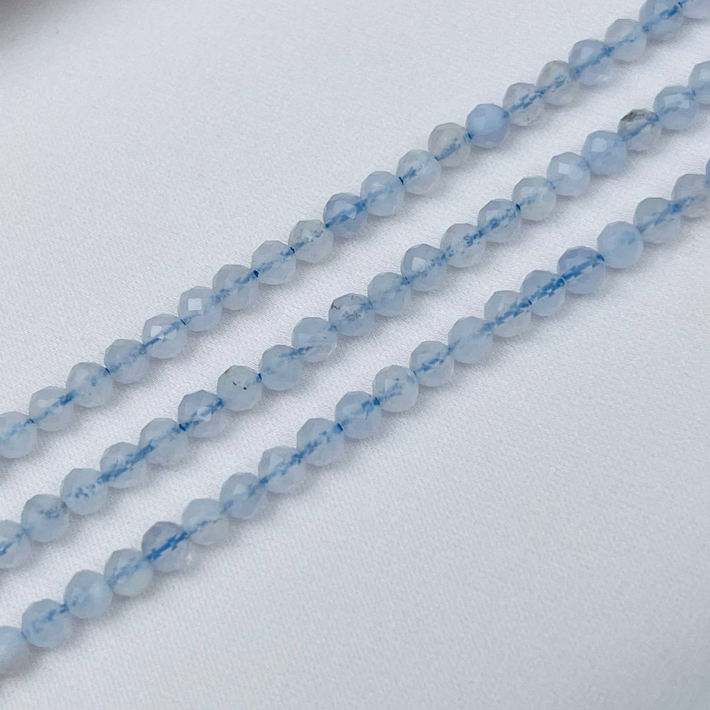 Бусины для украшений из голубого Агата