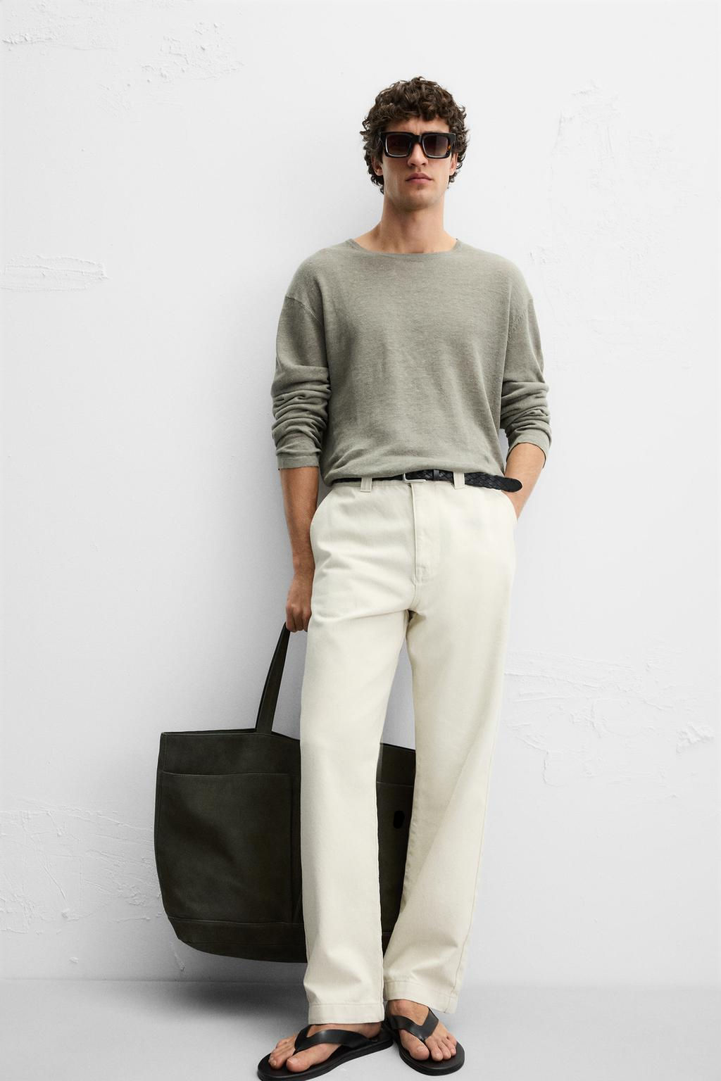 100% LINEN SWEATER - Zara фото 14