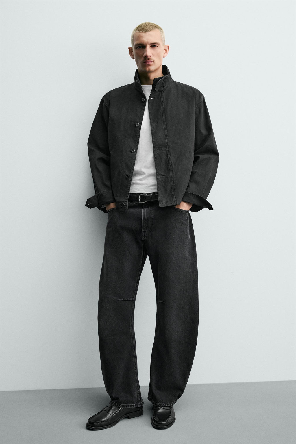 JEANS RELAXED BARREL FIT / Carb?n - Zara фото 7