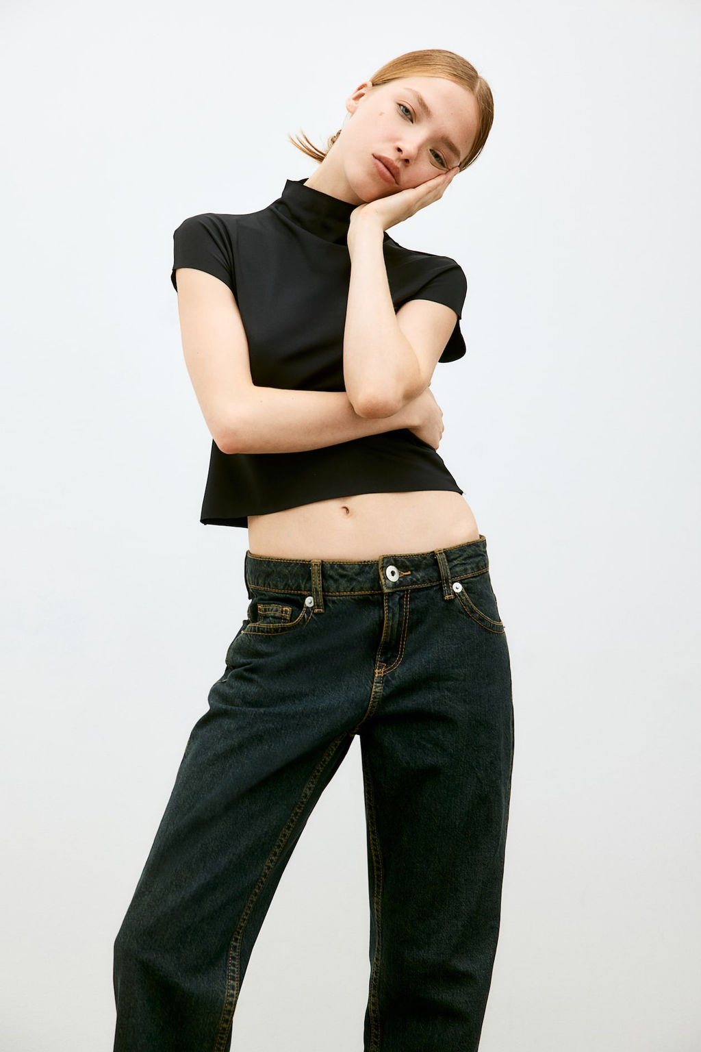 Straight Low Jeans - H&m фото 2