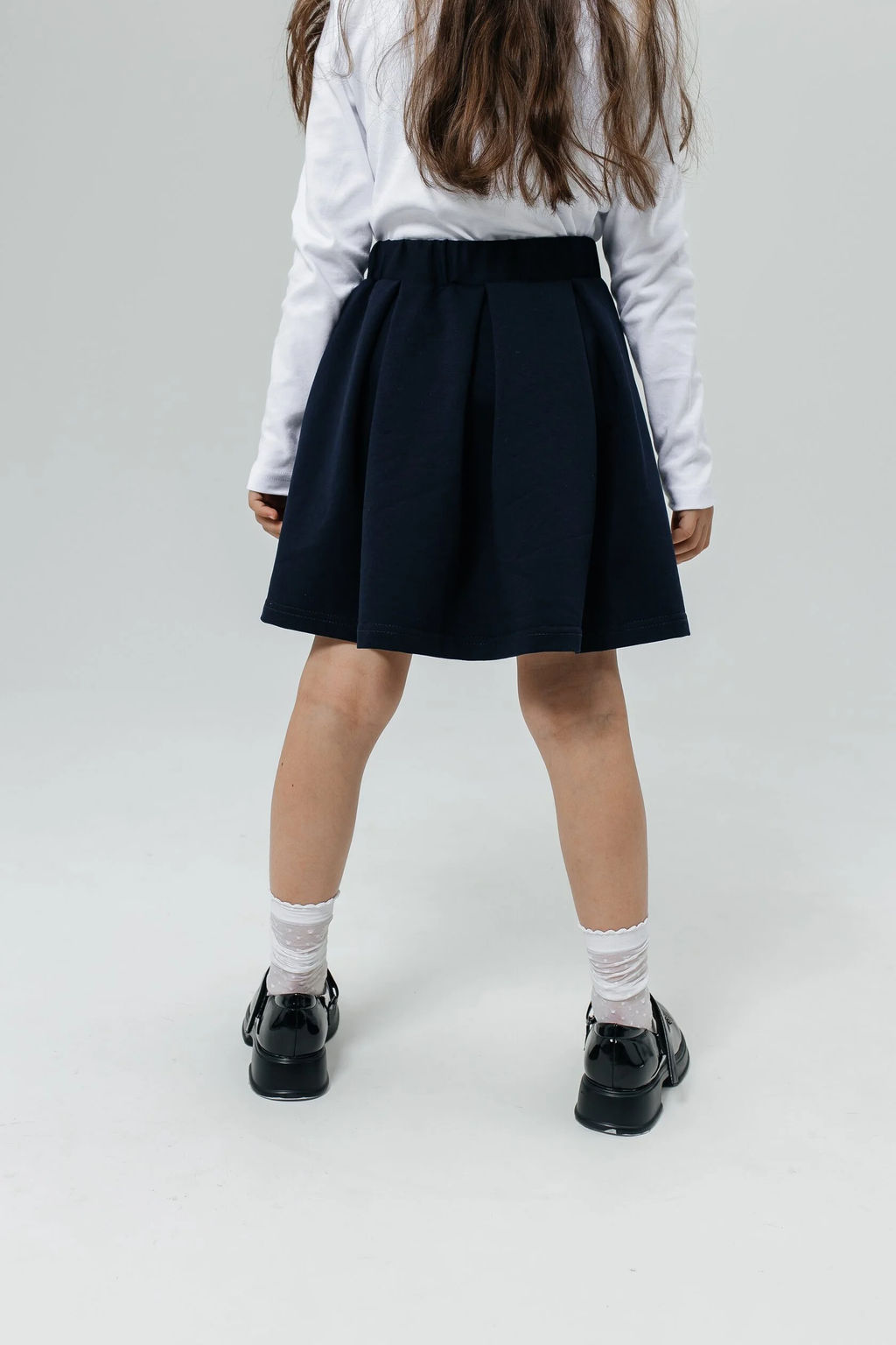 Юбка Татьяна, цвет т.Синий, х/б 74% пэ 20% лайкра 6% - 5+ фото 2