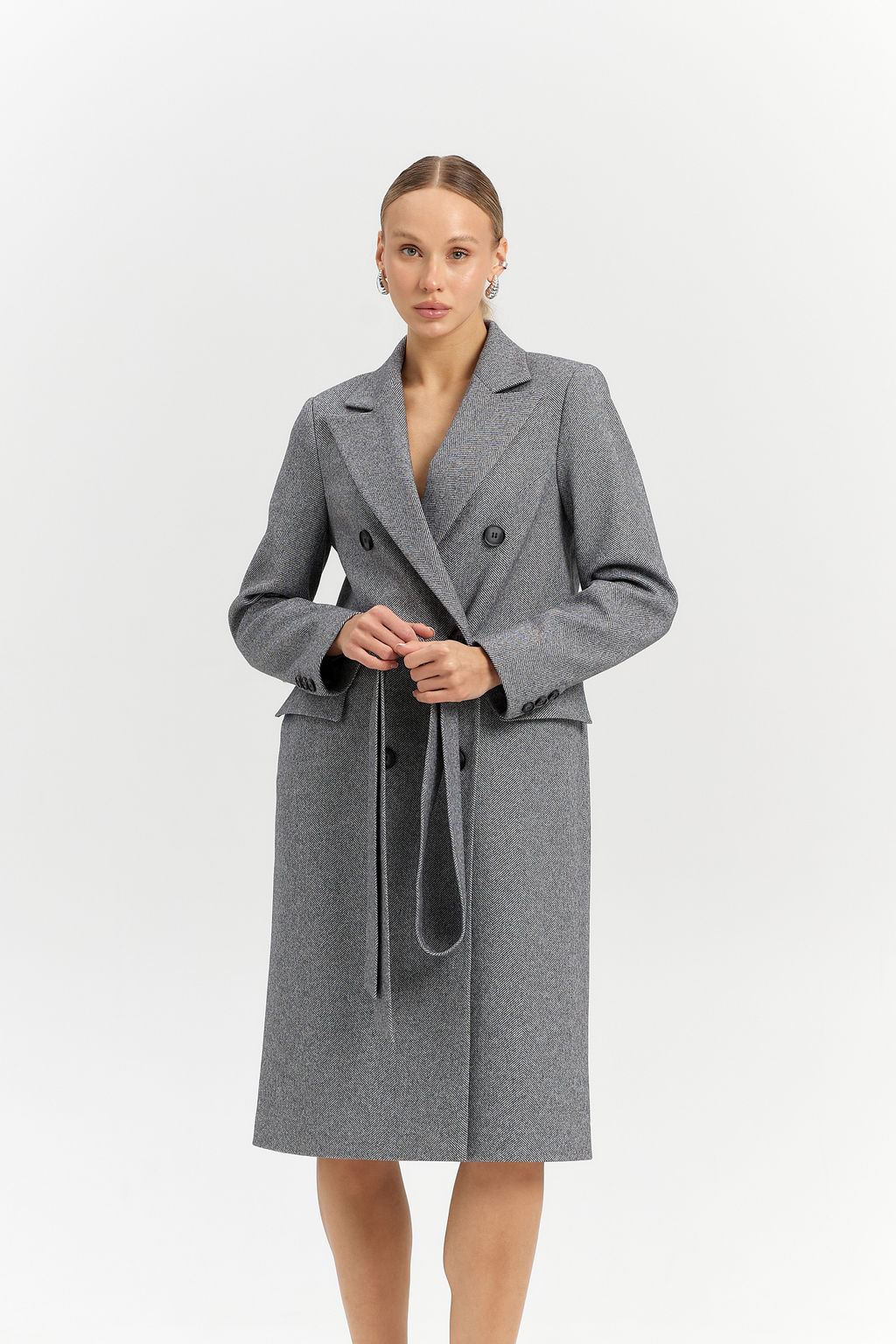 Пальто женское демисезонное 25775 (вино) - Kankan фото 46