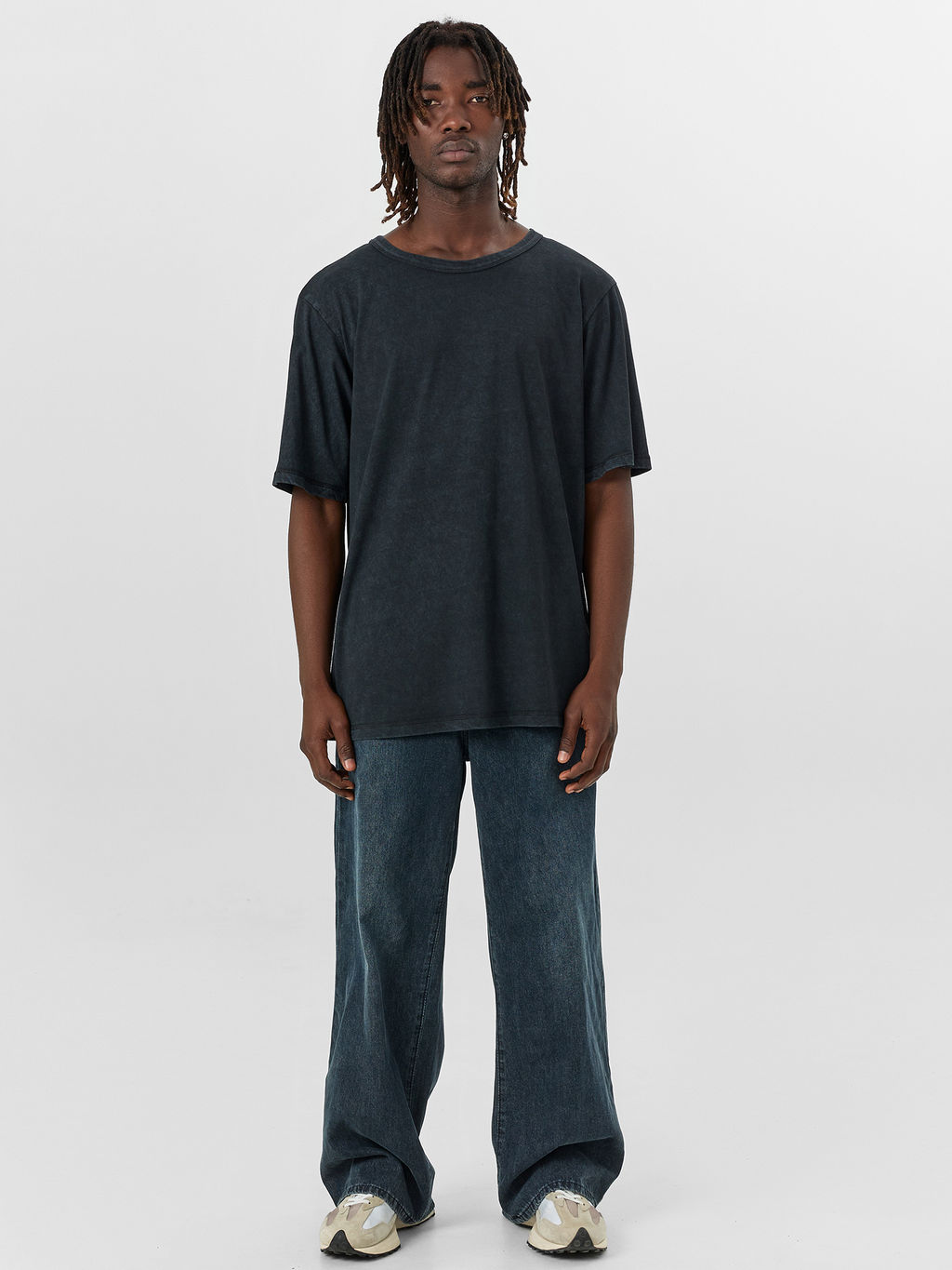 Футболка мужская черная с обработкой эйсид - Mark formelle фото 3