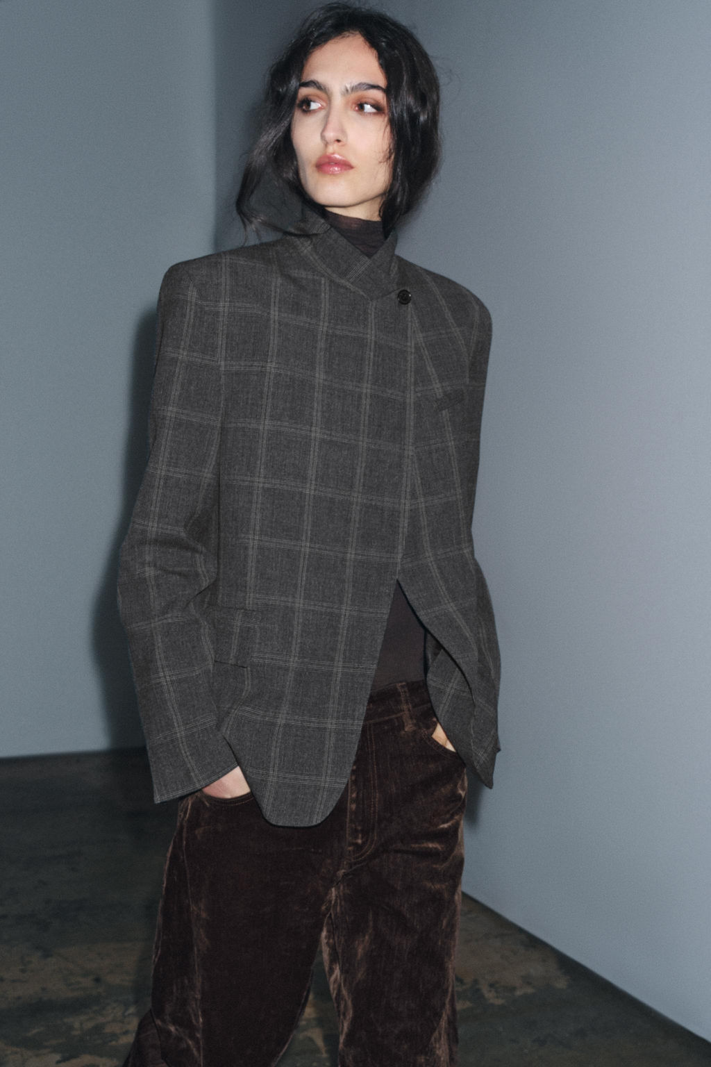 ZW COLLECTION LIMITED EDITION CHECK BLAZER - Zara фото 2