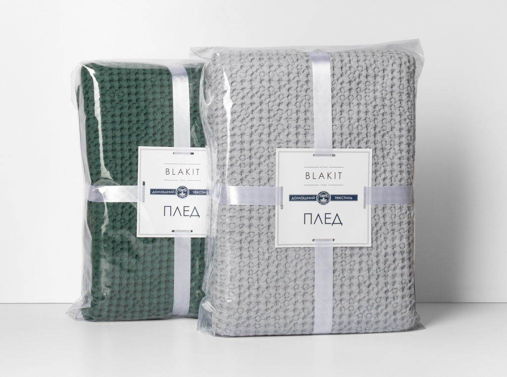 4397 Плед 240*220 цв. зеленый рис. 18-5616 - Текс-дизайн фото 3