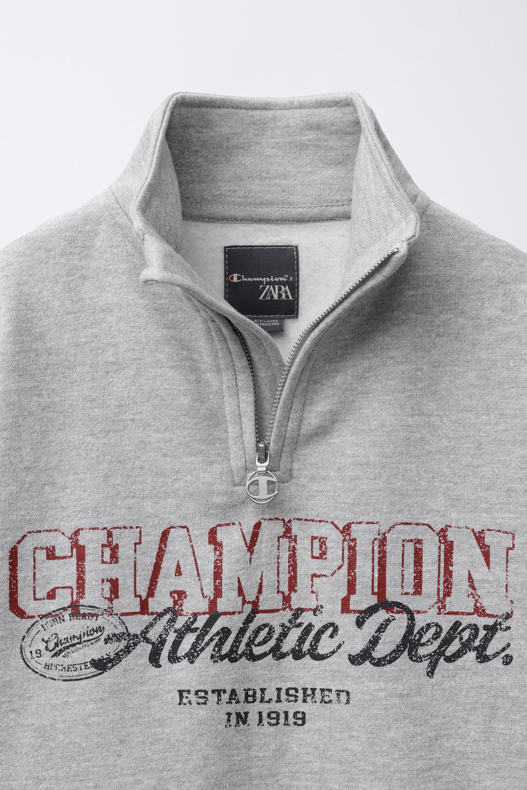 CHAMPION ® X ZARA SLOGAN SWEATSHIRT  фото 3