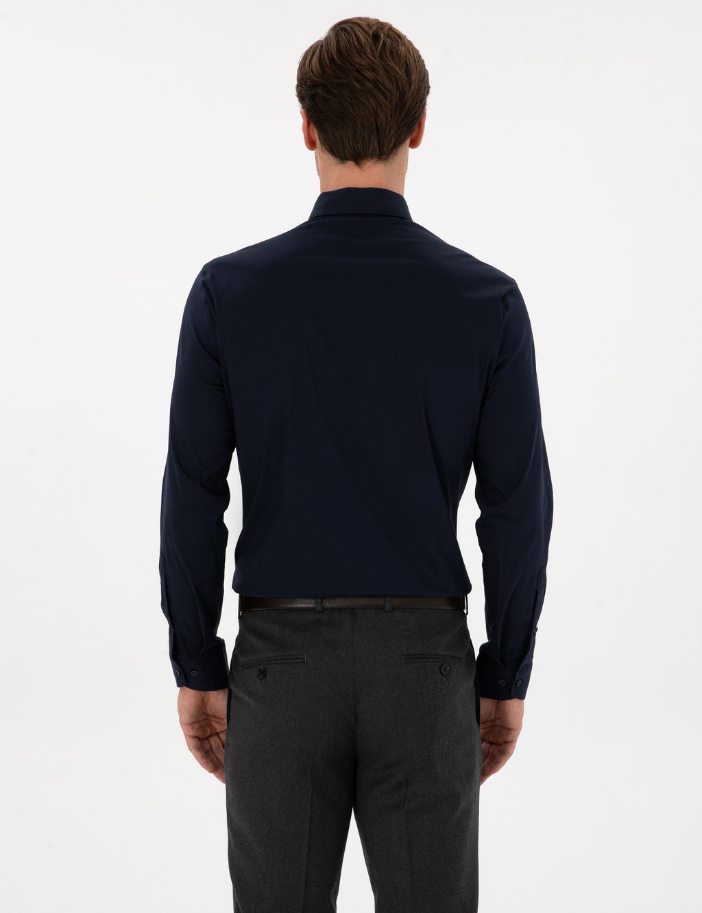 Lacivert Slim Fit Pamuk Kar___ml_ G_mlek - Cacharel фото 5