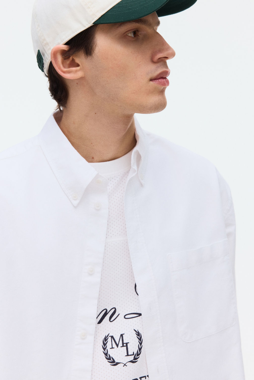 Camisa Oxford de manga corta Relaxed Fit - H&m фото 8
