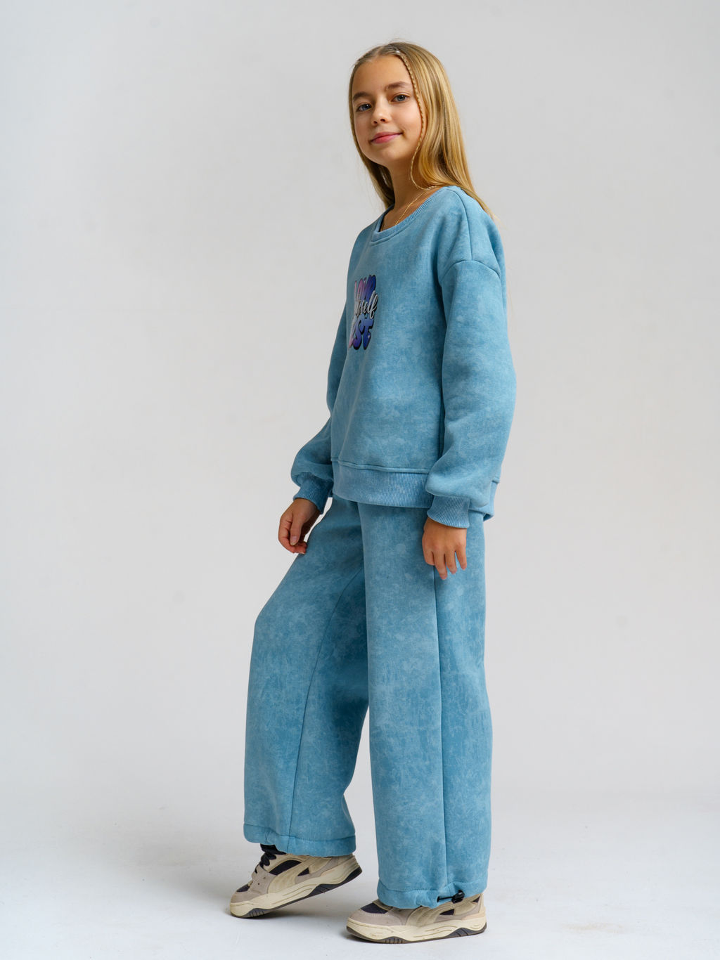 983Д Костюм детский "Голубой/винтаж"