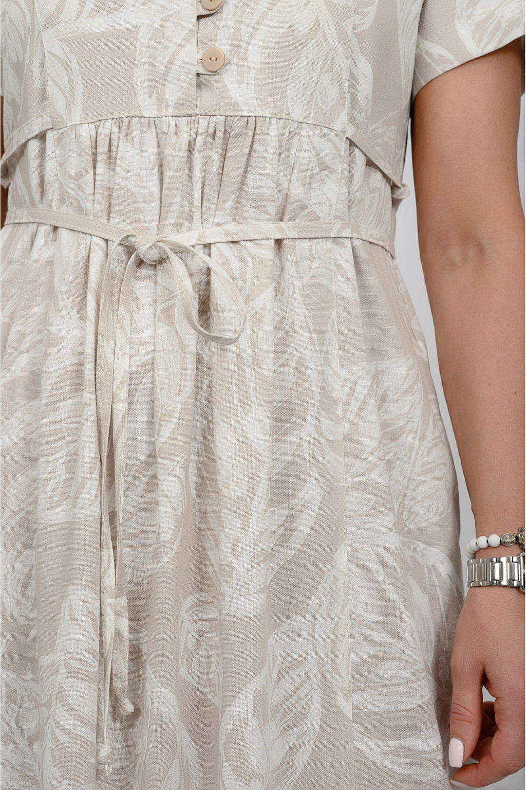 Льняное платье 019Л - Новый лен фото 4