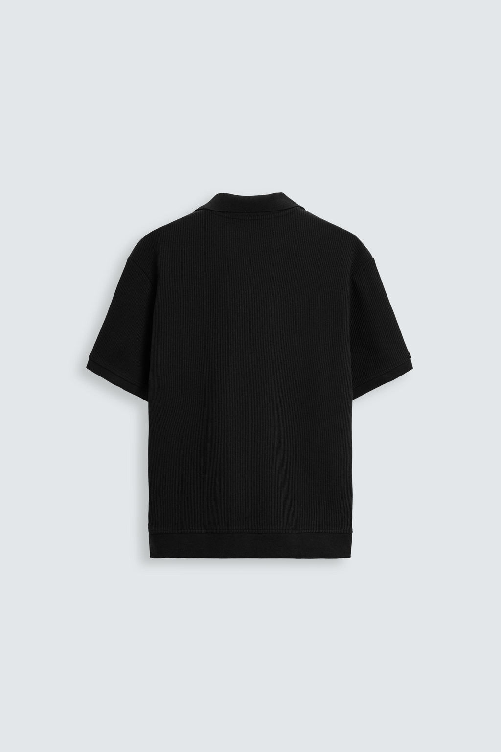 VERTICAL TEXTURED POLO SHIRT - Zara фото 7