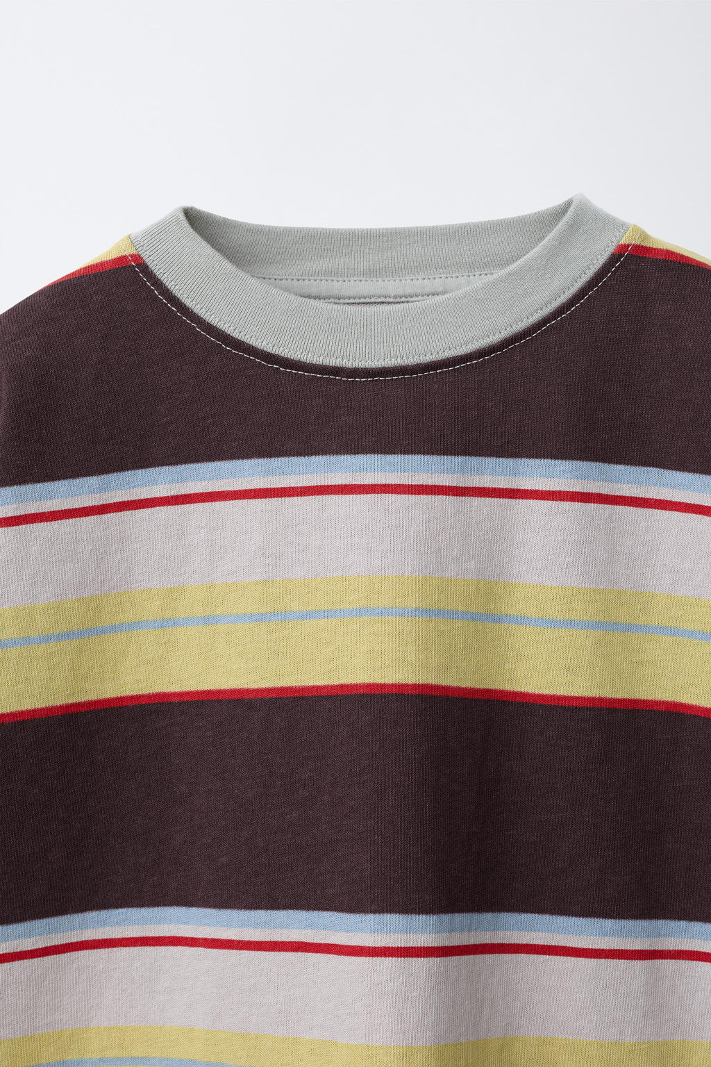 CAMISETA RAYAS / Marr?n - Zara фото 5