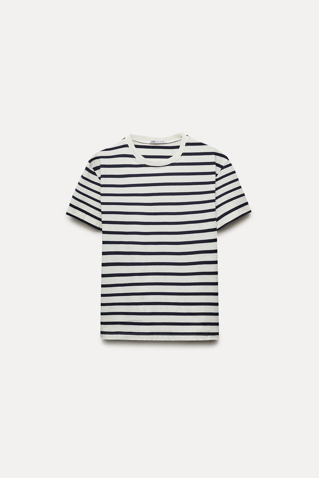 BASIC COTTON T-SHIRT - Zara фото 35