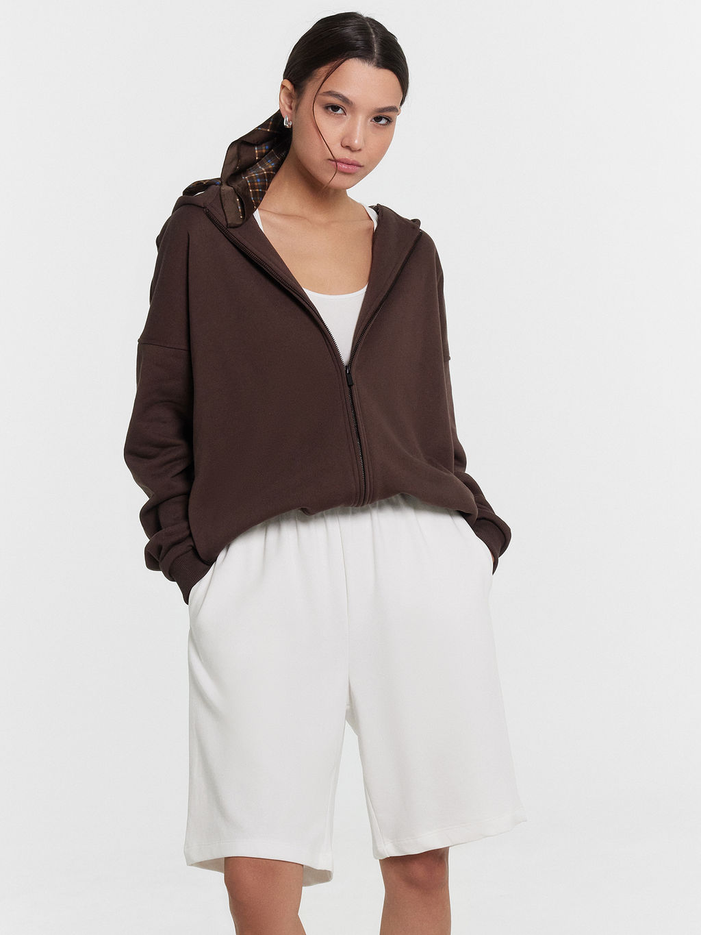 Шорты женские белые белый 132309