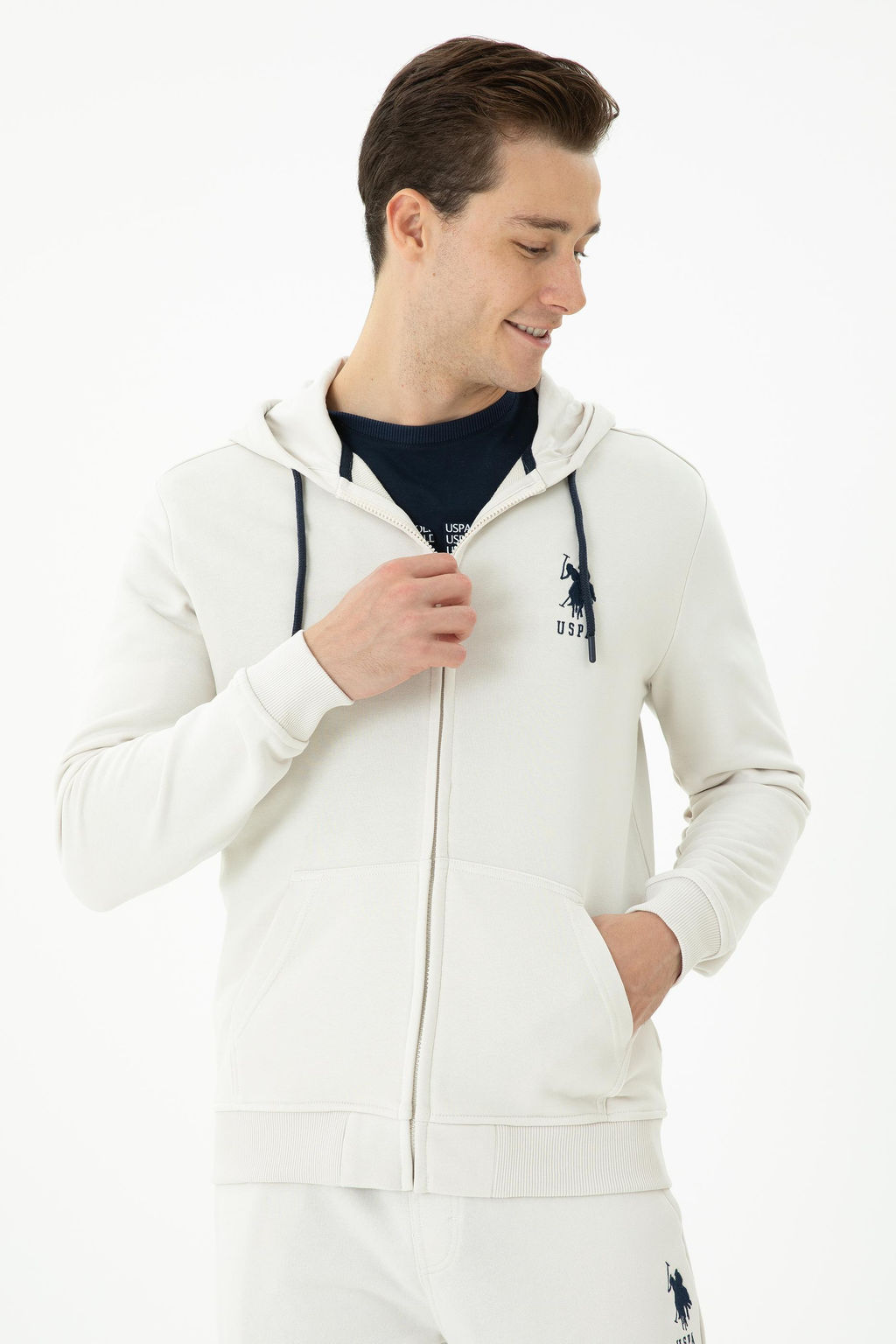 Толстовка мужская U. S. Polo Assn с камнем из хлопка - U.s. polo assn фото 17