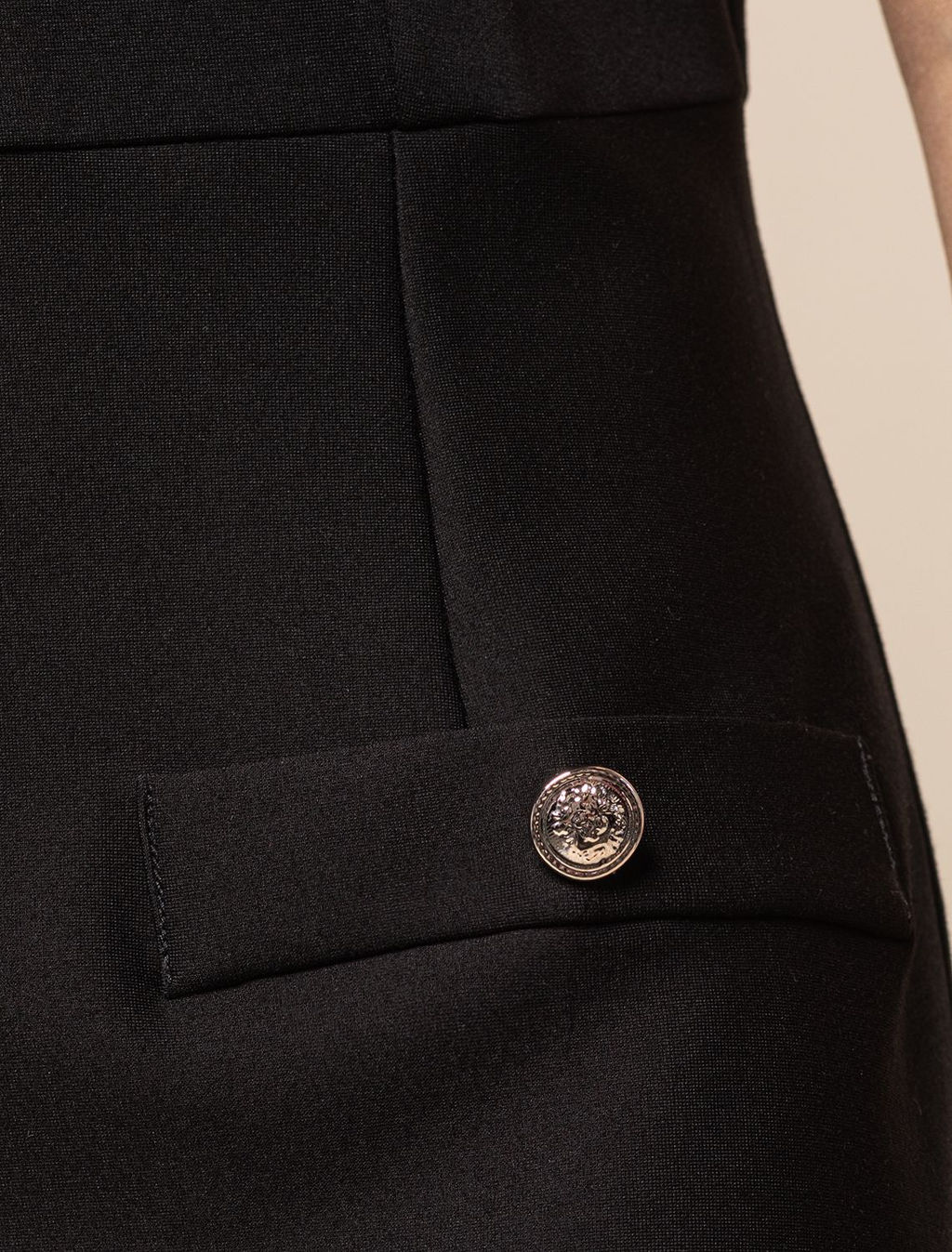 Платье Vilatte из джерси черный  фото 2