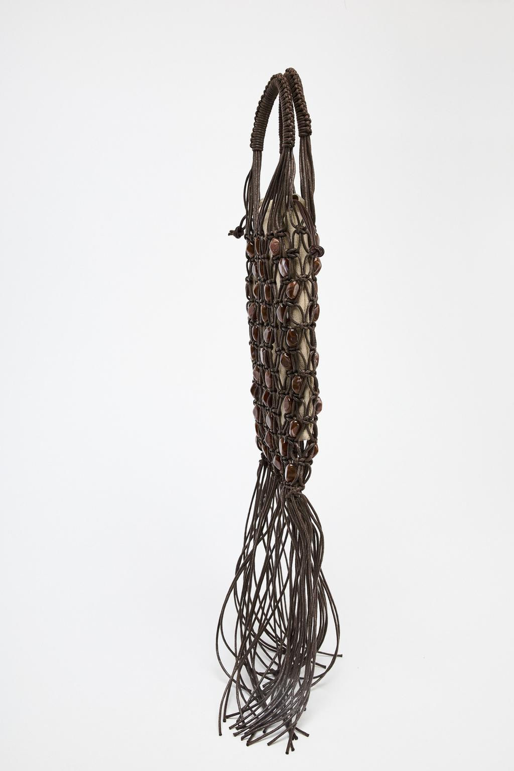 BEADED BUCKET BAG - Zara фото 4