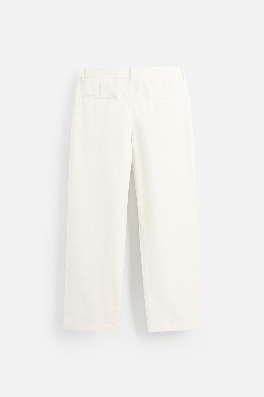 TEXTURED REGULAR FIT TROUSERS - Zara фото 38