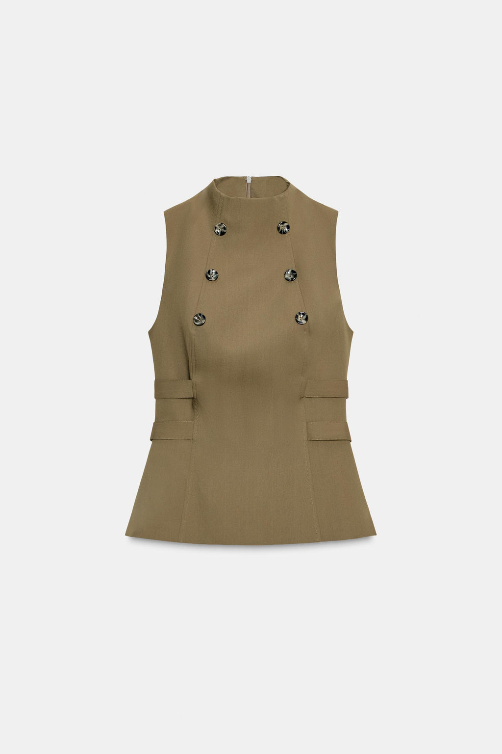 TOP WITH BUTTONS - Zara фото 4