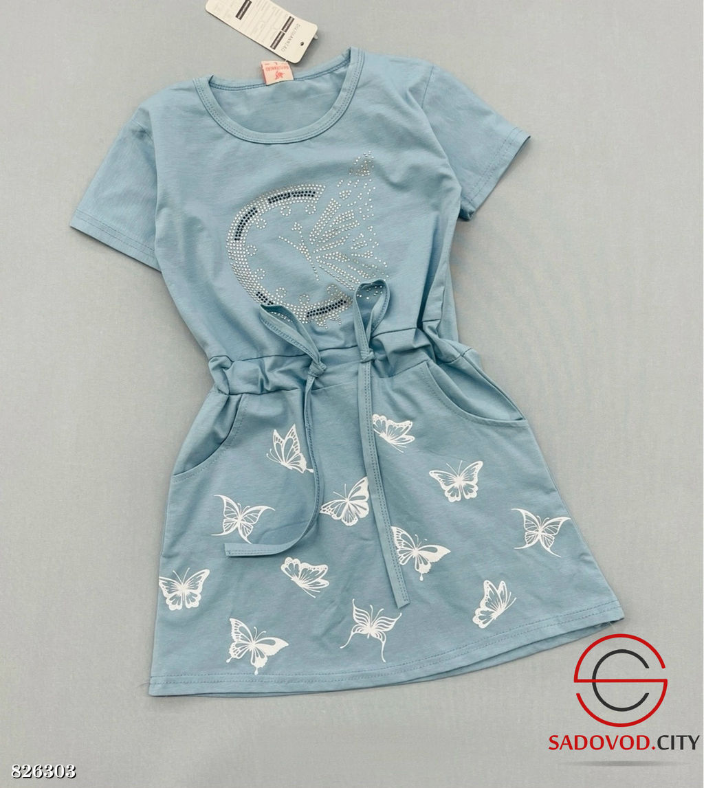 Платье для девочки из хлопка