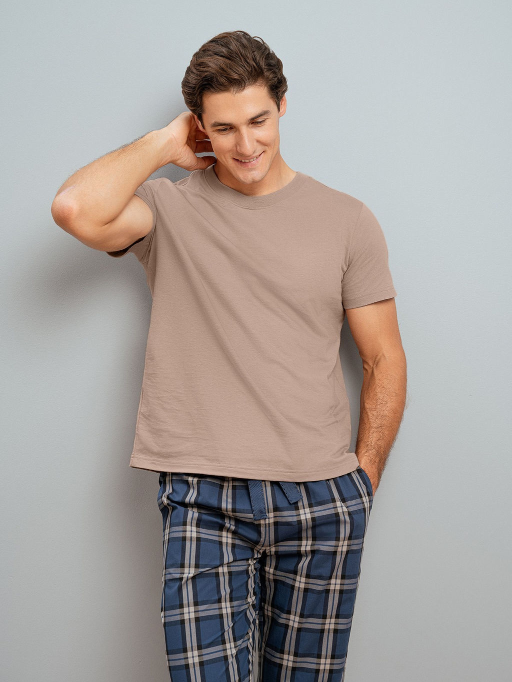 Мужские пижамные брюки Indefini (Арт.4047PBCB)  фото 7