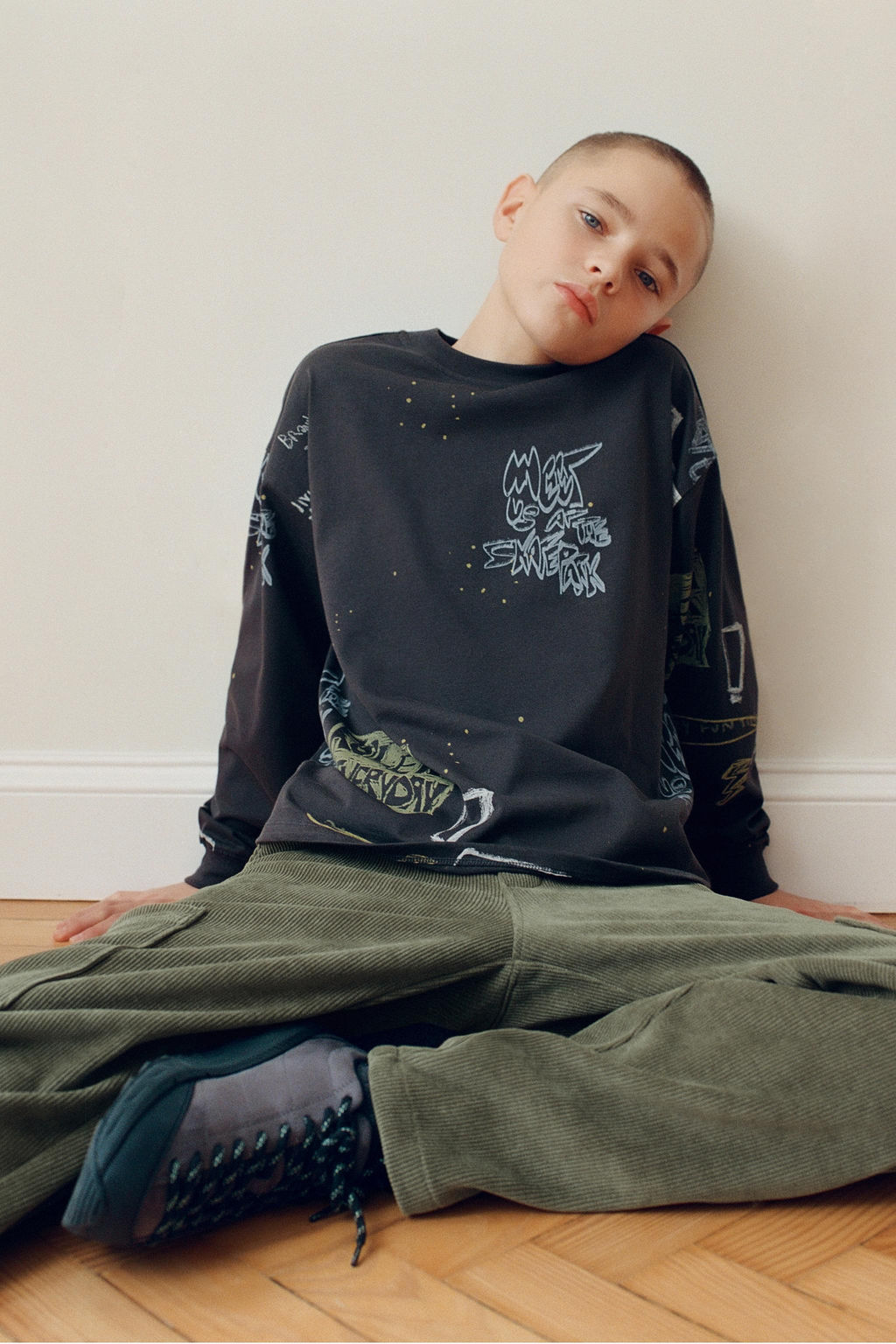 GRAFFITI PRINT T-SHIRT - Zara фото 5