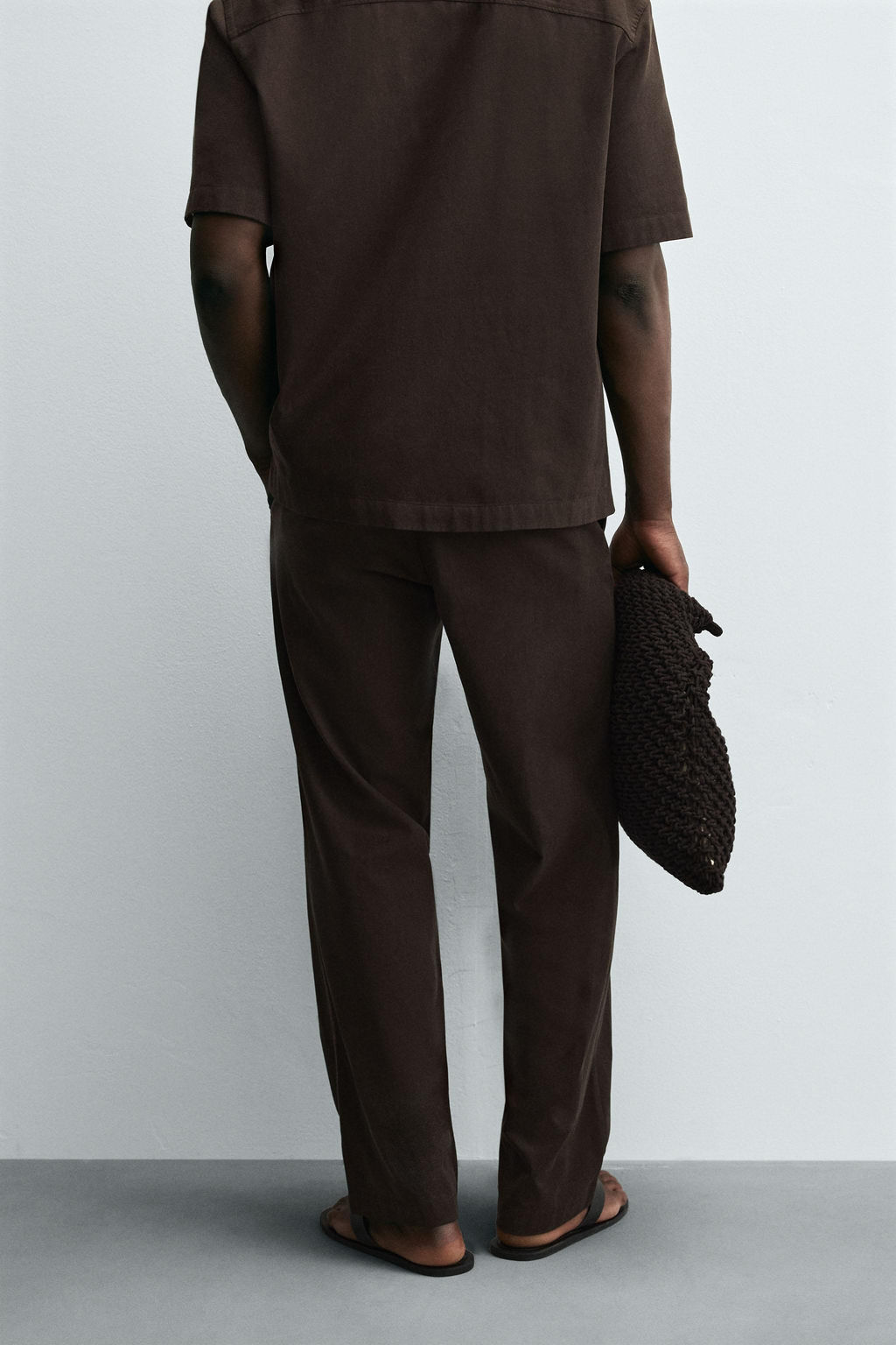LYOCELL-COTTON TROUSERS - Zara фото 3