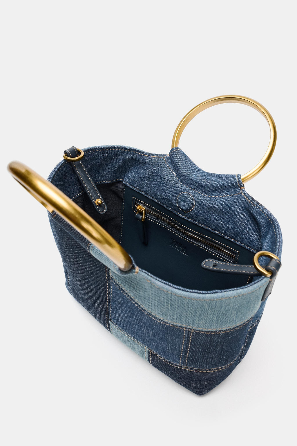 PATCHWORK MINI BUCKET BAG - Zara фото 13