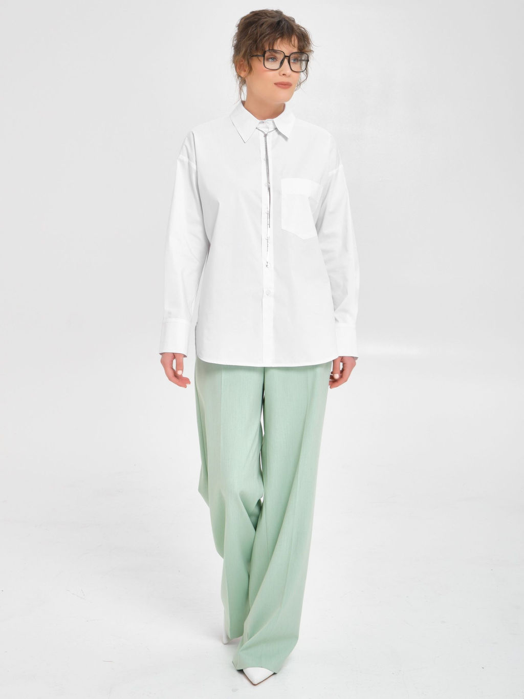 Блузка прямого силуэта - Stilla фото 9