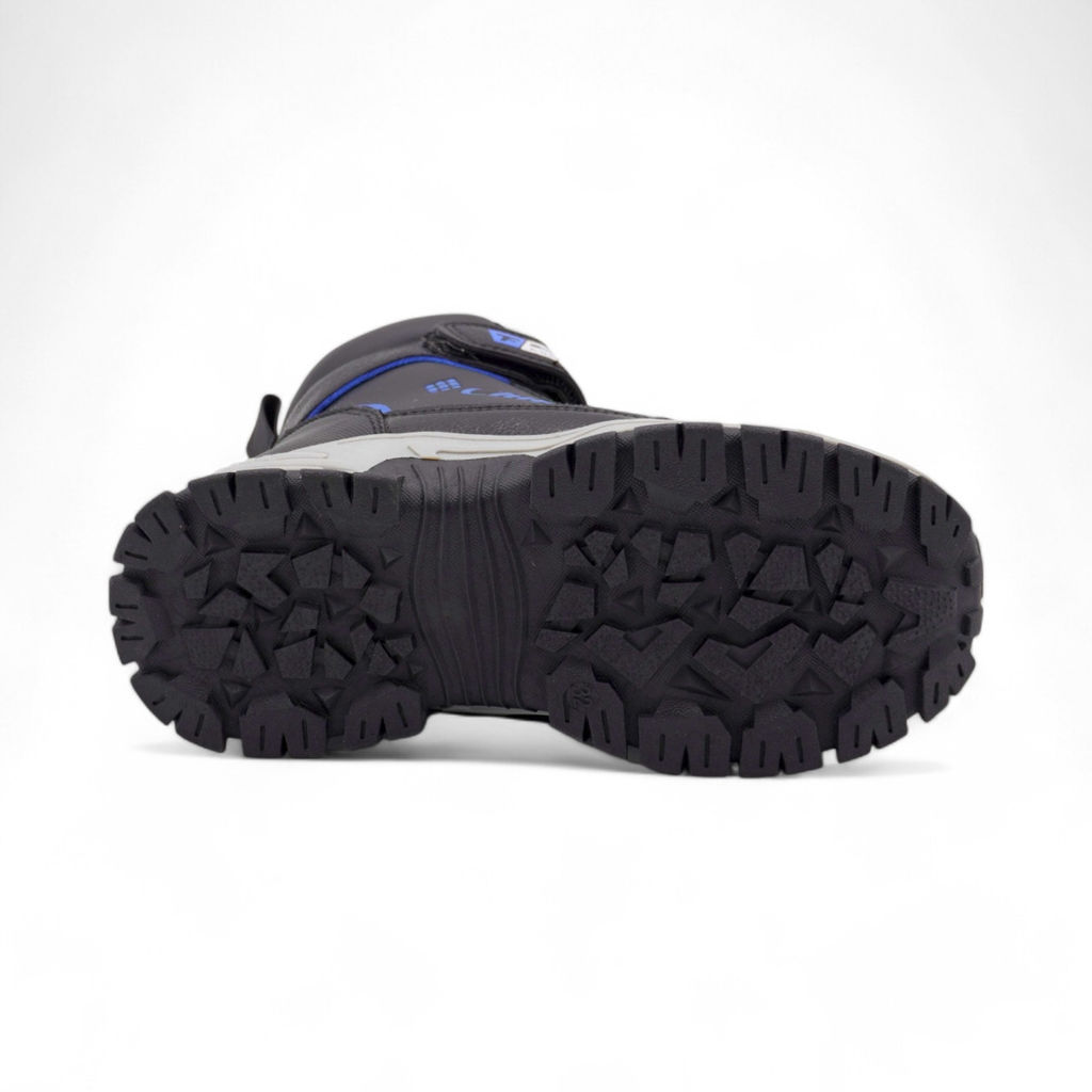 Ботинки на меху А6686-10 синие - BONCY фото 4