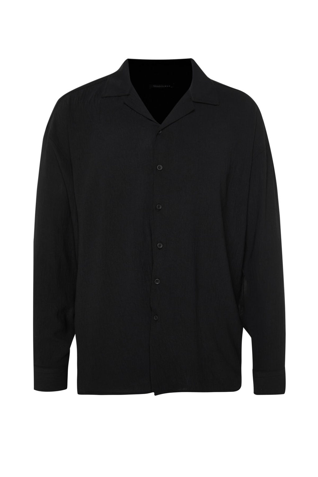 TRENDYOL MAN Beyaz Oversize Fit Apas Yaka Yazl?k Keten Gorunumlu Gomlek TMNSS23GO00053 - Trendyolmilla фото 13