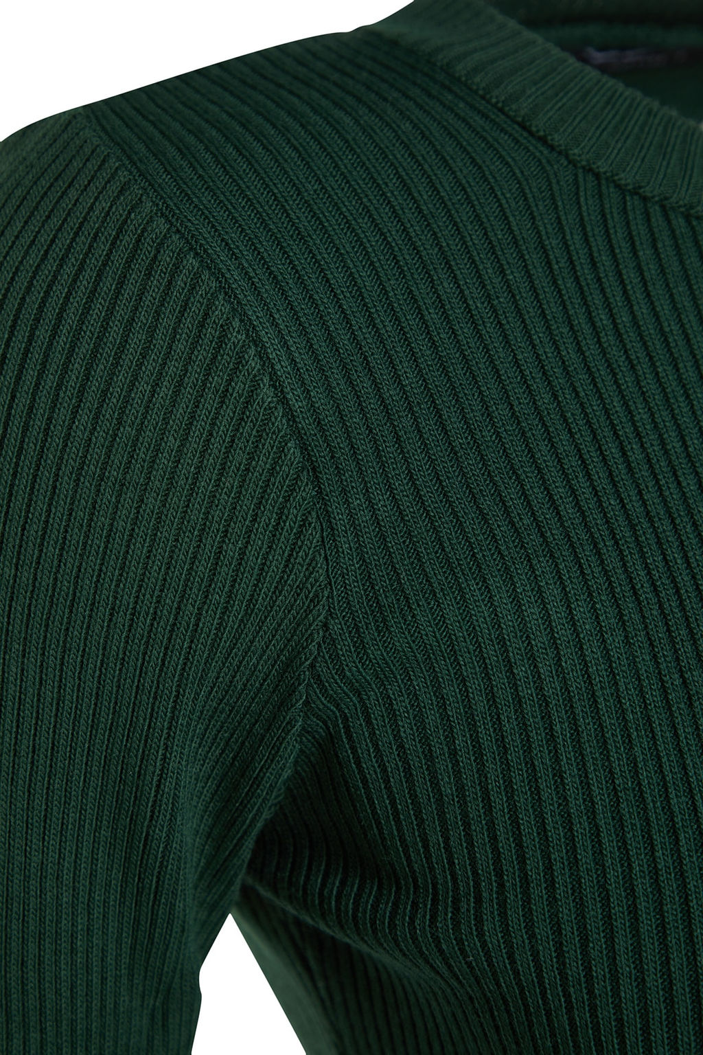 TRENDYOLMILLA Kahverengi Midi Triko Bisiklet Yaka Elbise TWOAW21EL0422 фото 7