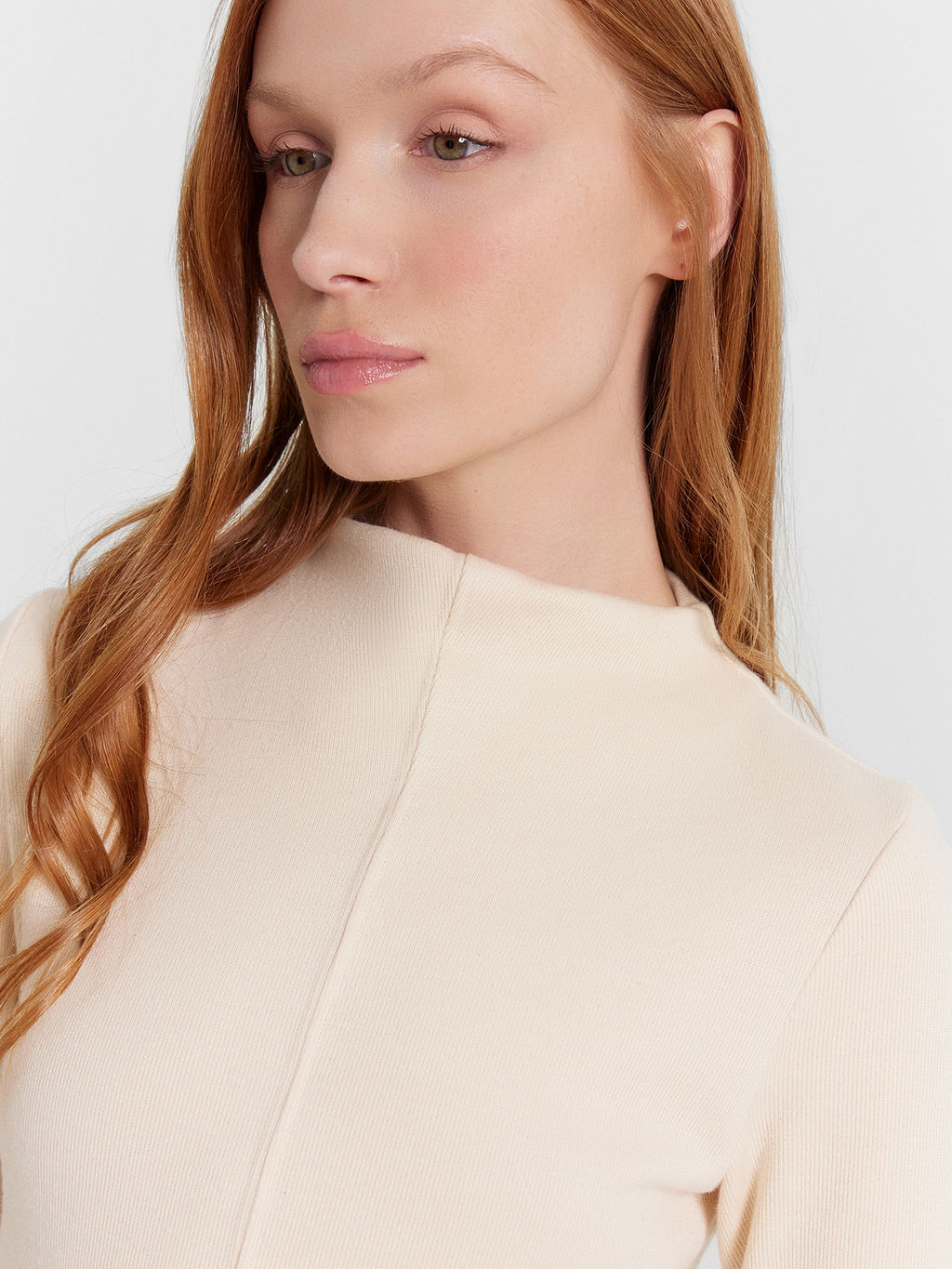 Платье женское кремовое св.бежевый меланж 5120-А 152668