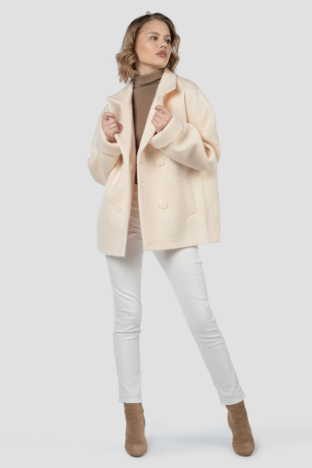 01-12138 Пальто женское демисезонное - El podio фото 3