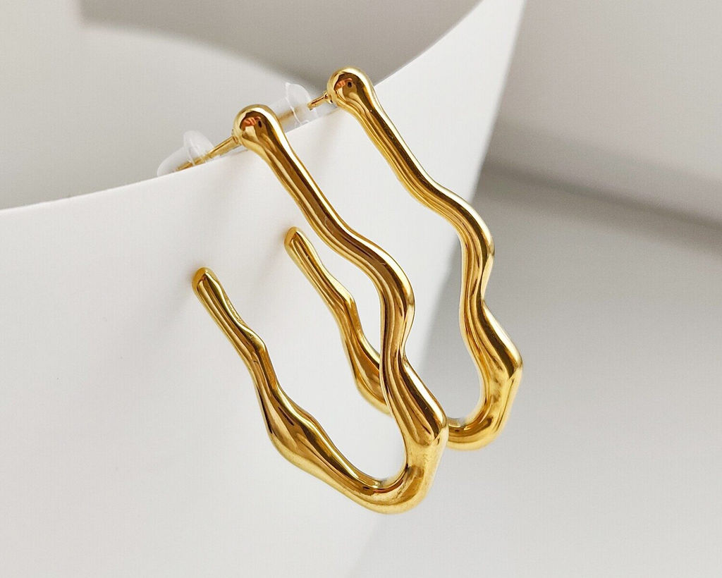 Серьги из стали